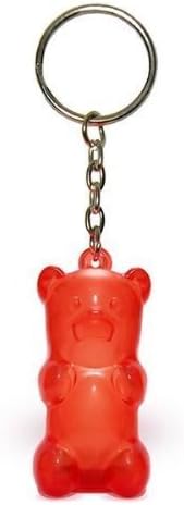 GummyGoods Red Gummy Bear Light-Up Keychain by FCTRY