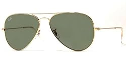 Ray Ban RB3025 Large Aviator Sunglasses - W3234 Arista Gold (G-15XLT Lens) - 55mm