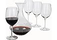 Luigi Bormioli Black Box 5-Piece Wine Glass Set