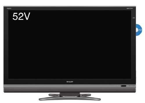【エコポイント対象商品】 SHARP 52V型 ブルーレイ内蔵フルハイビジョン液晶テレビ ブラック系 LC-52DX2-B