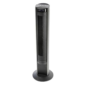 Honeywell HO-5500RE Oscillating Tower Fan with remote control & Gliding Grill Function - black