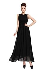 Empire   Waistline Chiffon Cutout Pleated Maxi Dress 