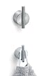 Blomus 68572 DUO Polished Wall Hook with Mounting Kit