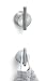 Blomus 68571 DUO Polished Self-Adhesive Wall Hook