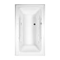 American Standard 2742.018WC.020 Town Square 6-Feet by 42-Inch Whirlpool Bath Tub with Everclean Hydro Massage System I, White