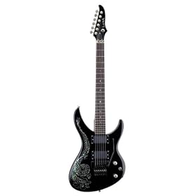 Luna Andromeda Electric Tremolo Guitar, Dragon with Floyd