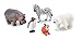 JUMBO ZOO ANIMALS 5/SET