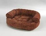 Bowser DOUBLE Donut Bed-Paisley Chili Microvelvet-Large