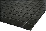 10 SQ FT OF CRYSTAL GLASS MOSAIC TILE - BLACK