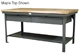 72 X 36 X 34 2 Drawer With Maple Top Workbench