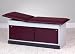 Clinton Treatment Table with Front Sliding Doors, 30â W, Natural, Dark Cherry, Clamshell Upho