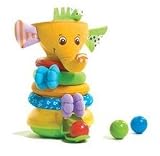 Tiny Love Musical Stack and Ball Game, Yellow Elephant