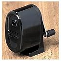 X-ACTO Boston Table-Mount/Wall-Mount Manual Pencil Sharpener, Black (1083)