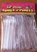Pack of 12 Mini Plastic Food Tongs for Party Food Serving