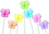 BUTTERFLY ASSORTED COLOR LOLLIPOPS.