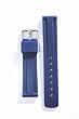 24mm Navy Blue Panerai Style Heavy Rubber 24mm with Heavy S/S Buckle By Toscana by Toscana