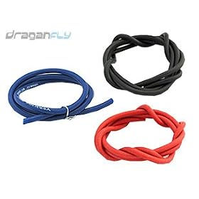 12 AWG Multi Stranded Silicone Wire 2 ft Red, 2 ft Black and 2 ft Blue by Maxx