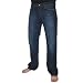EVISU Jeans Genes Seagull Loose Mens Premium Urban Logo Medium Wash Denim Pants Jeans 35 Inseam