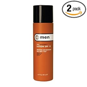 Zia For Men Triple Protection Lotion SPF 15, Face/Body/Scalp 3-in-1, 6.7-Ounce Bottle (Pack of 2)