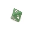 Chessex Opaque 16mm Green and white d8