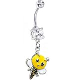 Buzzing Bumble Bee Belly Ring