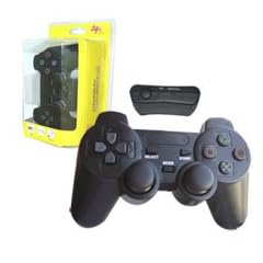 PS2 Wireless Controller - Kabellose Schwartz - F�R PS2 UND PS1 PLAYSTATION