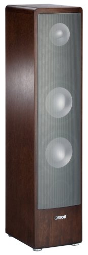 Ergo 695 DC 3-Wege Bassreflex-Standlautsprecher 200 350 Watt Bi-Wiring- Bi-Amping-Anschlussfeld wenge braun Stück 
