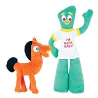 Gumby (11.5) and Pokey (9.5) Plush Dolls