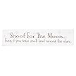 Shoot for the Moon - Blue/Brown (24")