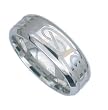 Stainless Steel Ring with Deisgn - Size: 8-12