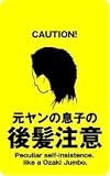 《元ヤンの息子 後髪注意》おバカ100円ケータイステッカー/耐水加工☆STICKER通販