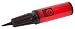 imnotec Doppelhub-Pumpe für Gymnastikbälle, rot schwarz, 25 cm