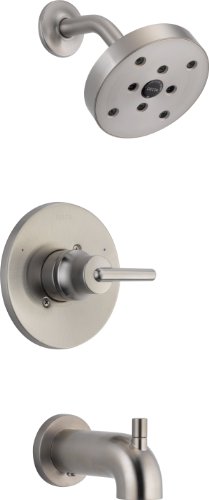 Delta Faucet T14459-SS Triassic, 14 Series MC Tub/Shower Trim, Stainless