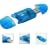 4 in 1 Mini USB 2.0 Memory Card Reader Writer SD MINISD MMC MOBILE RSMMC - Compatible with Sony, SanDisk, Toshiba, Lexar