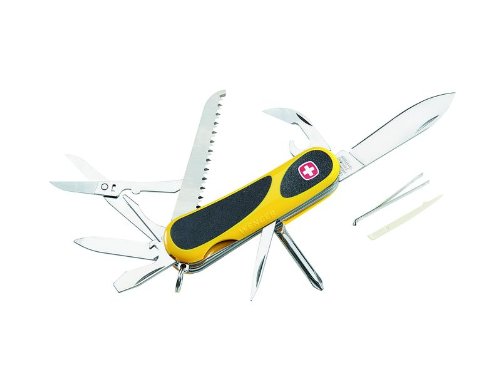 Wenger EvoGrip S 18 Patagonian Expedition Race Couteau suisse Jaune