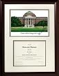 Trinity University Graduate Framed Lithograph w/ Diploma Opening