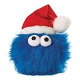 Zanies Blue Holiday Wild & Wooly Hairy Dog Toy