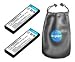 ValuePack (2 Count): Digital Replacement Battery for Specific Digital Camera and Camcorder Models / Compatible with KODAK 1236199, 4E6420, DCS Pro 14n, DCS Pro SLR/c, DCS Pro SLR/n - Includes Leatherette Camera / Lens Accessories Pouch