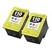 2-Pack Remanufactured HP 110 (CB304) Tri-Color Ink Jet Cartridges for PhotoSmart A310 A311 A314 A316 A320 A432 A433 A434 A436 A440 A441 A442 A444 A445 A446 A447 A448 A510 A512 A516 A520 A522 A522xi A526 A532 A536 A610 A612 A616 A617 A618 A620 A622 A626 A627 A630 A636 A637 A640 A646 A712 A716 A717 A820 A826 A827 Printer