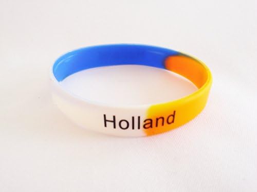 2014 FIFA Brazil WORLD CUP Sport Bracelet Souvenir Soccer Wristbands Holland Silicone #1 #1