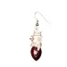 Pack of 10 Pairs of NFL Philadelphia Eagles Snowman Football Earrings