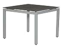 Siena Garden 500832 Sydney Tisch 90 x 90 SPRA Gestell, Alu silber / Spraystone
