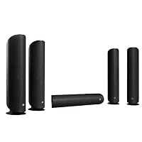 KEF KHT5005IISATBL Speaker System (Set of 5, Black)