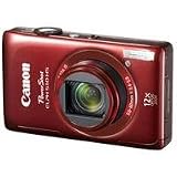 Canon PowerShot ELPH 510 HS 12.1 MP CMOS Digital Camera with Full HD Video and Ultra Wide Angle Lens (Red)
