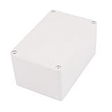 uxcell ジャンクションボックス　接続箱　防水密閉型　ケーブルコネクタ　表面実装　プラスチック　グレー