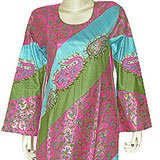 Cotton Caftan - Womens Evening Dresses Gowns Cotton Size S (kftn659)