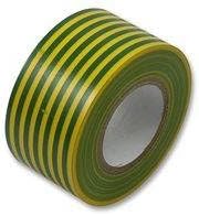 Green/Yellow Electrical Tape - 3/4" x 36 Yards