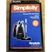 Simplicity Type H HEPA Vacuum Cleaner Bags 6 Pack