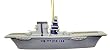 4" USS Saratoga Aircraft Carrier Ship Christmas Ornament #25310
