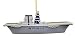 4" USS Saratoga Aircraft Carrier Ship Christmas Ornament #25310